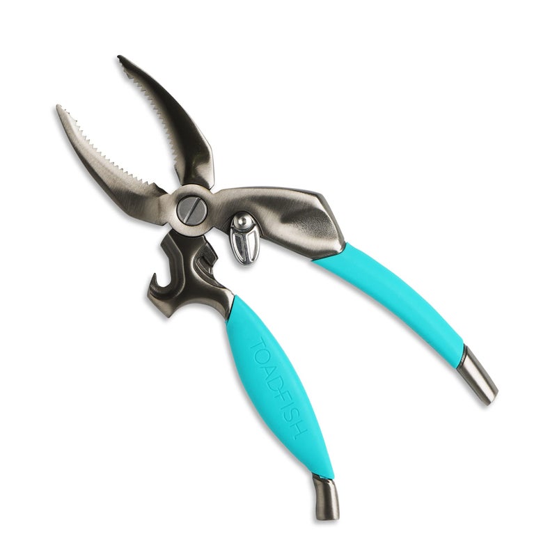 Toadfish Crab Leg Cracker Tool - Seafood Shell Cracking Tool - Stainless Steel Serrated Cutter - Ergonomic Non-Slip Grip - Built-In Bottle Opener Outfitters - Image 1